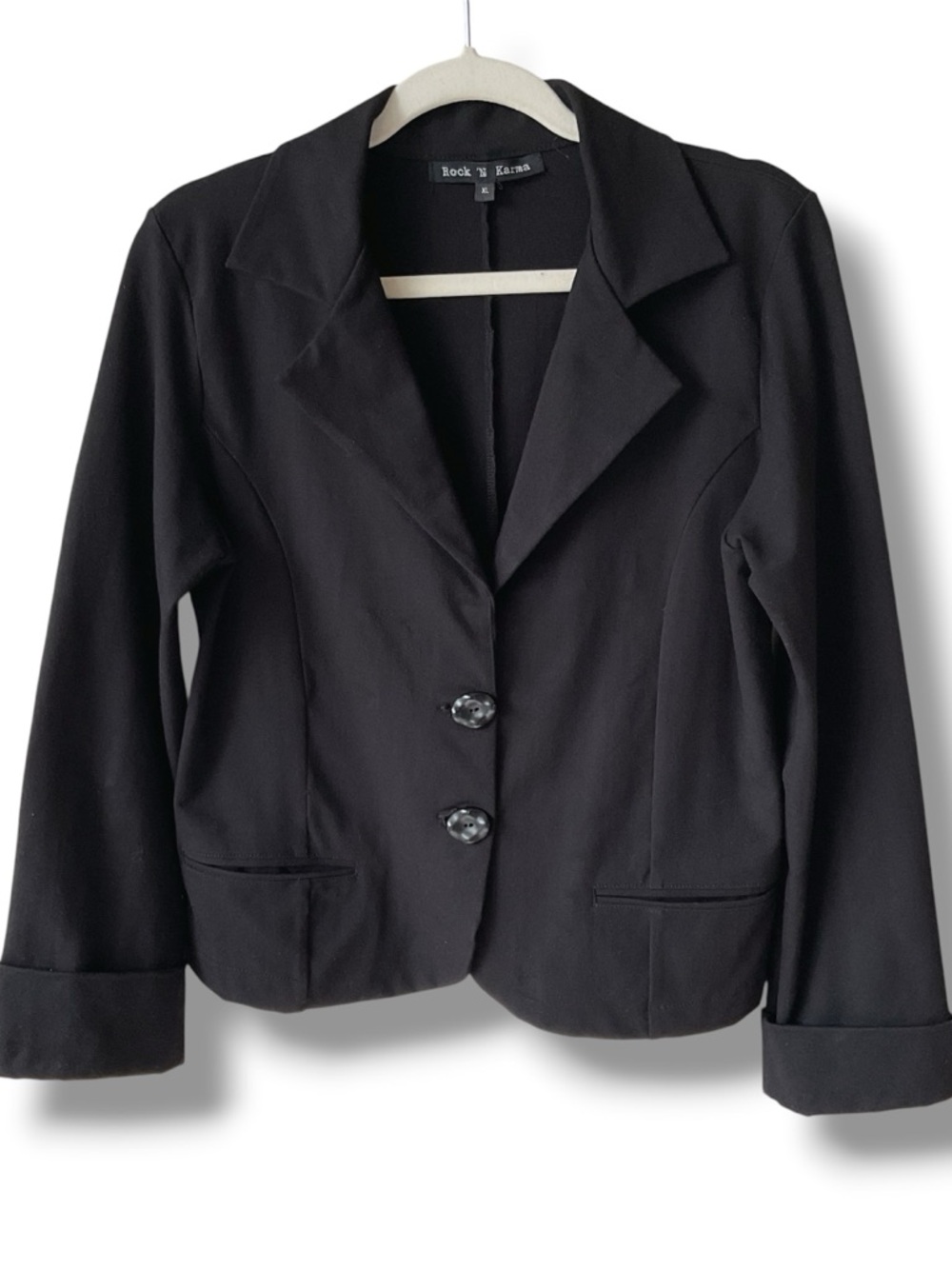Rock ‘N Karma Classic Black Blazer Size XL (Runs small)